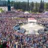 Состоялось открытие фонтана «Часы» на площади Ленина