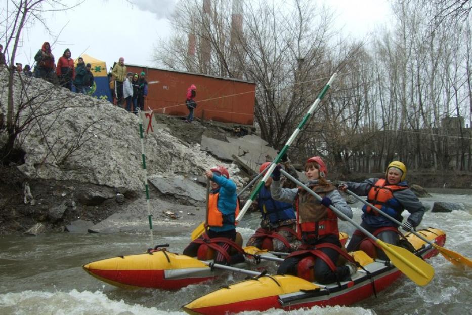 Прошли открытые соревнования по спортивному туризму на водных дистанциях