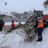 День для коммунальных служб района проходит под знаком массовой уборки снега
