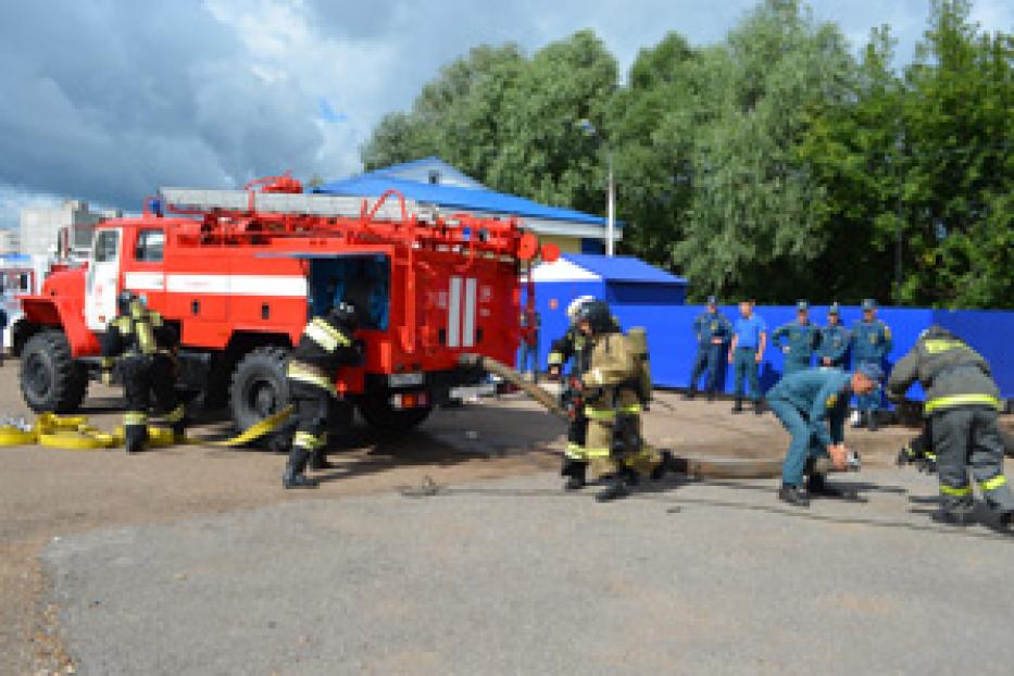 В Шакше прошли соревнования по боевому развертыванию 