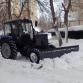 В Советском районе продолжается уборка снега 