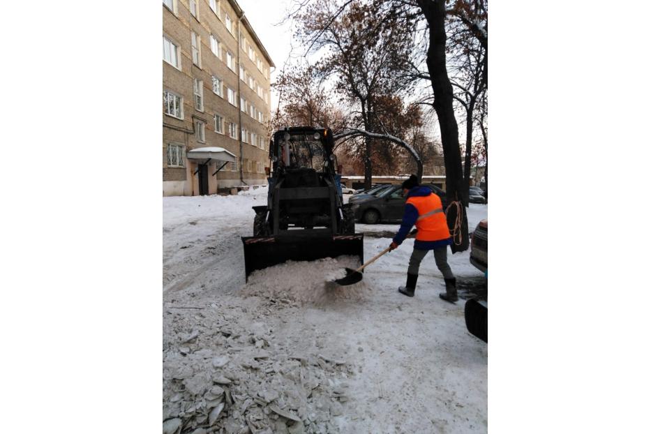 График комплексной очистки дворов на 27 декабря 2019 года 