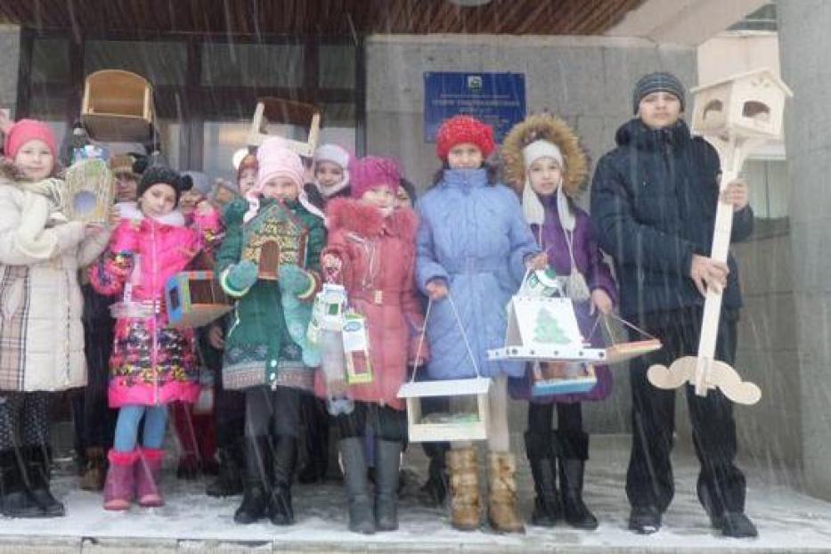 Учащиеся школы №29 провели акцию «Помоги птицам зимой»