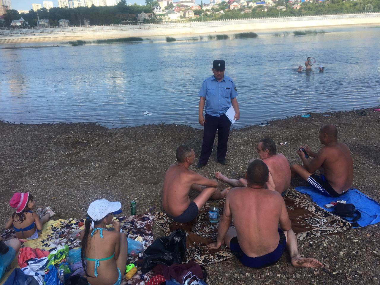 В Кировском районе Уфы ежедневно проходят рейды по несанкционированным» пляжам