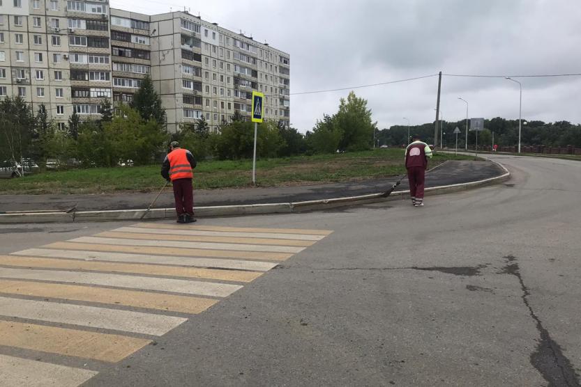 В октябрьском районе