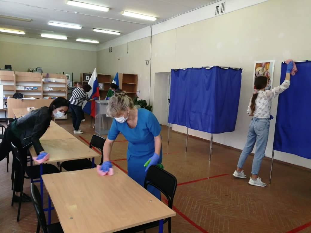 На избирательных участках Уфы предусмотрены все меры безопасности