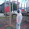 Обработка подъездов продолжается