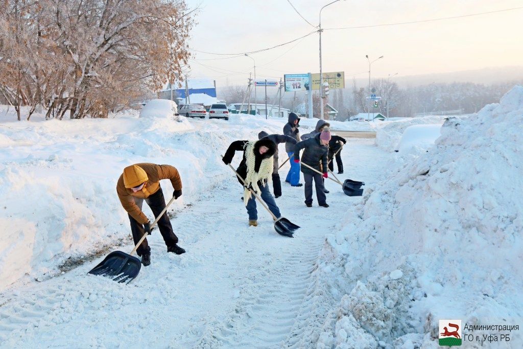 Ирек Ялалов поблагодарил участников зимнего субботника