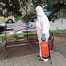 В Кировском районе г. Уфы проводится обработка подъездов и благоустройство дворовых территорий